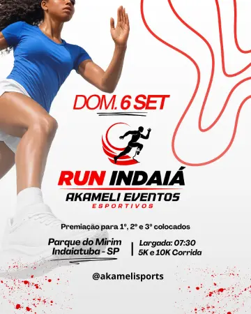 CORRIDA RUN INDAIÁ 2026